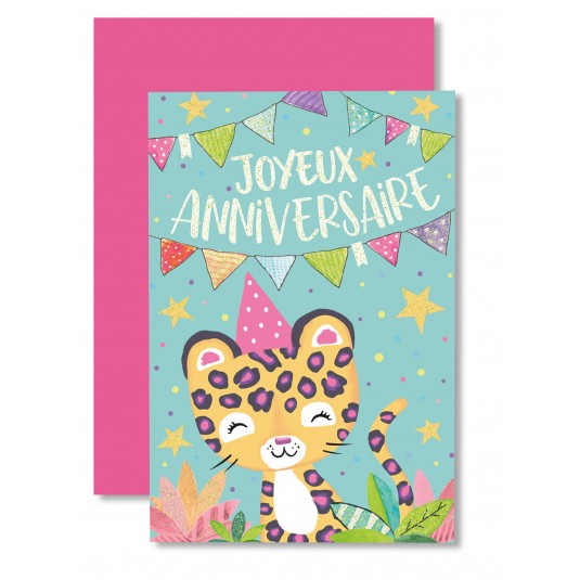 Carnet Ha Tigre tâches roses sur fond vert