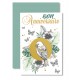Carnet Ha Oiseau, papillons sur fond vert
