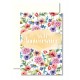 Carnet Ha Fleurs sur fond saumon