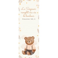 Signet Dessin d'ours en peluche