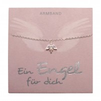 Bracelet "un ange pour toi" argenté