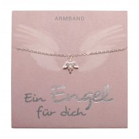 Bracelet "un ange pour toi" argenté