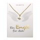 Collier "Un ange pour toi" doré