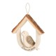 Maisonnette en bois avec oiseau "Dieu est fidèle"