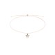 Bracelet "Un ange pour toi" lilas