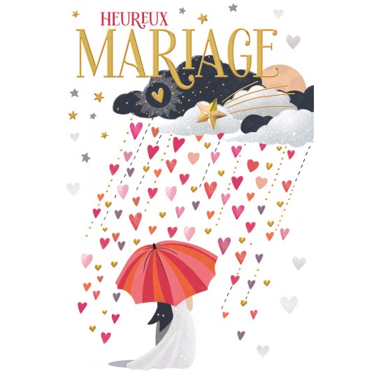 Carnet Ham Nuages et pluie de coeurs