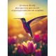 POSTER A3 colibri "Que votre joie soie complète" - Jean 15, 11