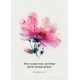 POSTER A4 floral "Dieu est pour nous…" - Psaume 46, 1