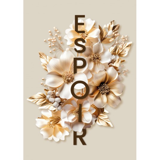 POSTER A4 floral "Espoir"