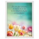 POSTER A3 avec cadre tulipes "Le chemin de la vie" - Actes 2, 28