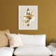 POSTER A4 avec cadre floral "Amour"