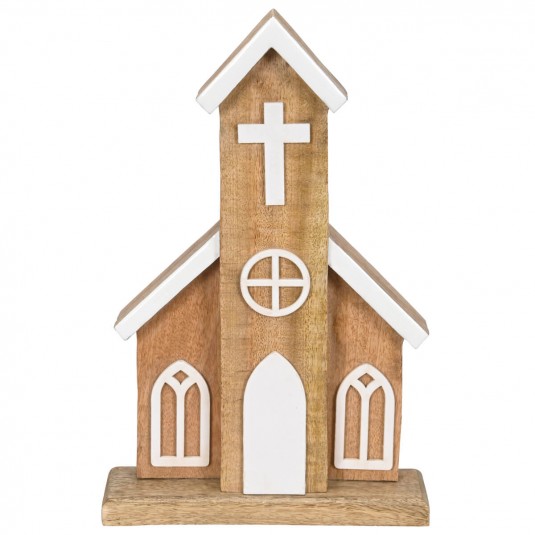 Décoration en bois « Eglise »