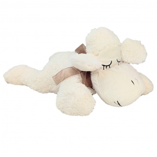 Peluche mouton beige 42cm
