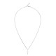 Collier croix acier inoxydable argenté