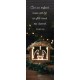 Signet Petite crèche en bois illuminée