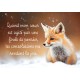 Mini-carte Renard dans la neige