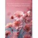 Carte Avec Verset Fleurs roses sur fond rose