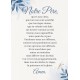 Carte Le Notre Père (Branches bleues)