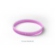 Bracelet silicone Exceptionnelle rose - M