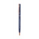 Stylo à bille bleu en aluminium "Dieu est un guide parfait"