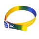 Bracelet tissé Ichtus multicolore