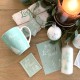 Bougie de Noël "Joy, Love, Peace"