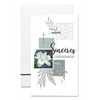 Carnet Sc Fleur de lys et feuillages dorés sur fond vert emeraude