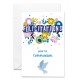 Carnet Div Colombe et fleurs colorées