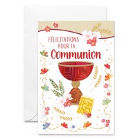 Carnet Div Calice encadrée des jolies fleurs