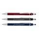 Stylo en métal aluminium avec fonction rotative et stylet noir