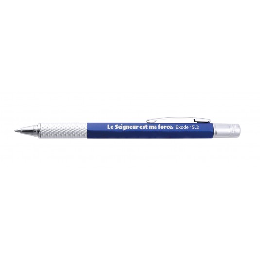 Stylo multi-outil bleu