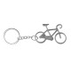 Porte-clé "Vélo" argenté