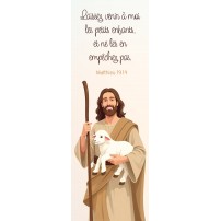 Signet Illustration e Jésus portant une brebis