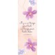 Signet Fleurs en aquarelle violettes et bleues