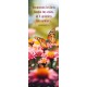 Signet Papillon et fleurs roses