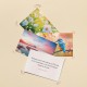 Lot de 50 mini-cartes "Paix et réconfort"