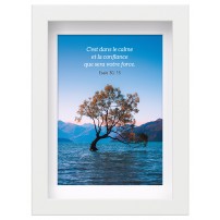 Mon cadre inspiration - arbre au milieu d'un lac