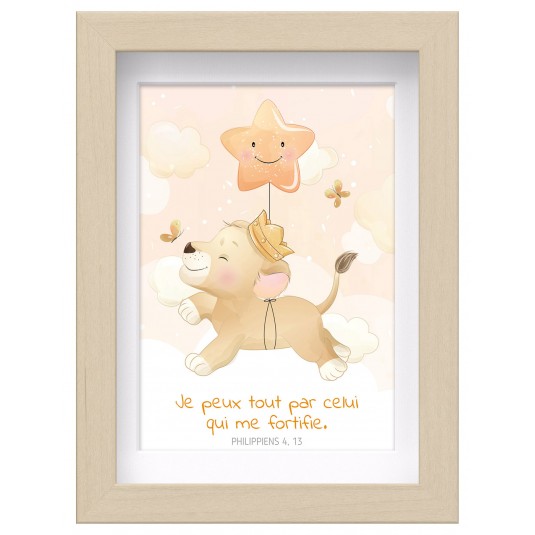 Mon cadre inspiration enfant lionceau