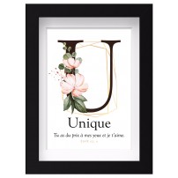 Mon cadre inspiration - U comme Unique