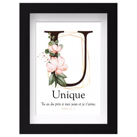 Mon cadre inspiration - U comme Unique