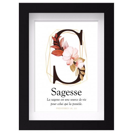 Mon cadre inspiration - S comme Sagesse