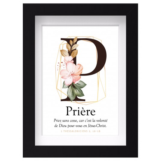 Mon cadre inspiration - P comme Prière