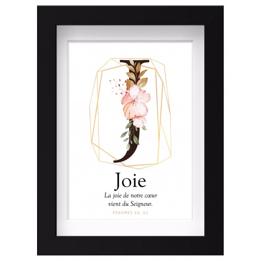 Mon cadre inspiration - J comme Joie