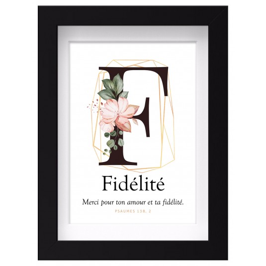 Mon cadre inspiration - F comme Fidélité