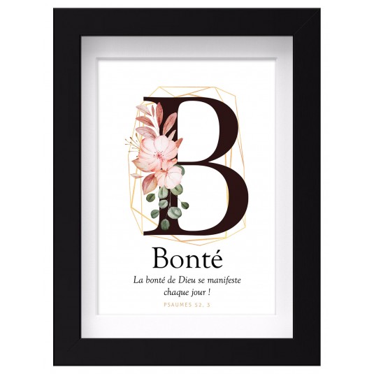 Mon cadre inspiration - B comme Bonté