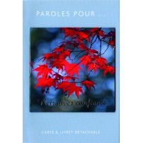Carte Double Paroles pour.. retrouver confiance
