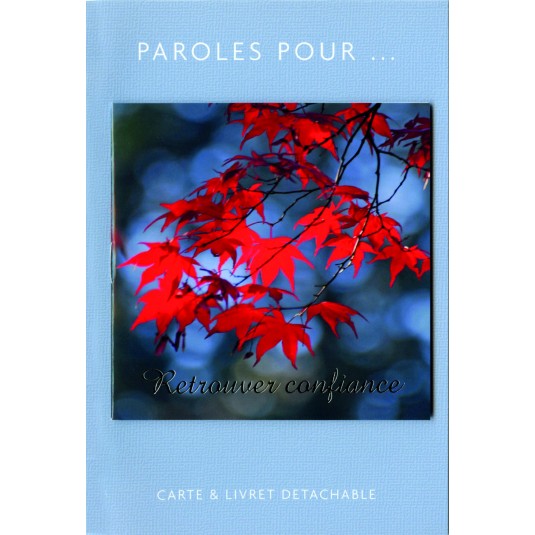 Carte Double Paroles pour.. retrouver confiance