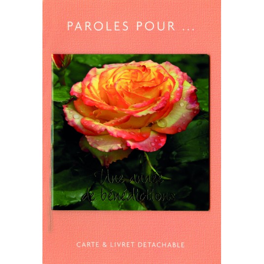 Carte Double Paroles pour.. Une année de bénédictions