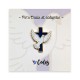 Pin's croix et colombe