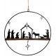 Décoration crèche suspendue